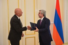 PRESIDENT SERZH SARGSYAN RECEIVED THE MEMBER OF THE BELGIAN HOUSE OF REPRESENTATIVES, CHAIRMAN OF THE BELGIUM-ARMENIA FRIENDSHIP GROUP ELS VAN HOOF