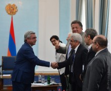 PRESIDENT RECEIVES PAN-ARMENIAN SCIENTIFIC CONFERENCE PARTICIPANTS