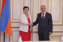 Galust Sahakyan Receives Deputy Speaker of Knesset