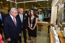 PRESIDENT VISITED THE MADE IN ARMENIA-2016 EXHIBITION