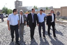 Քաղաքապետ Տարոն Մարգարյանը հետևել է ասֆալտապատման ծրագրերի իրականացման ընթացքին 
