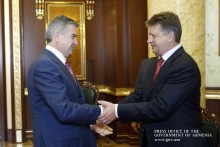 Karen Karapetyan, Maxim Sokolov Discuss Armenia-Russia Cooperation Agenda