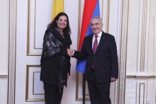 Գալուստ Սահակյանն ընդունել է Բելգիայի Թագավորության Սենատի նախագահի գլխավորած պատվիրակությանը