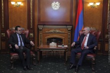 Galust Sahakyan Receives Ambassador of Kuwait to Armenia