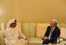 PRESIDENT MET WITH THE HEADS OF THE UAE INVESTMENT AND DEVELOPMENT COMPANIES OF THE UAE