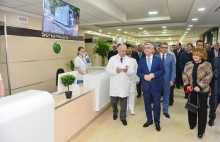 PRESIDENT ATTENDED THE OPENING CEREMONIES FOR THE MODERNIZED HEMATOLOGY CENTER AND THE NEWLY RENOVATED MARTIROS SARIAN HOME MUSEUM