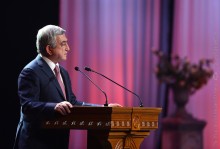 PRESIDENT ATTENDED AN OFFICIAL GATHERING DEDICATED TO THE 20TH ANNIVERSARY OF THE INTRODUCTION IN ARMENIA OF THE SELF-GOVERNANCE SYSTEM