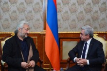 PRESIDENT SERZH SARGSYAN RECEIVED STAS NAMIN