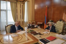 MINISTER DAVID LOKIAN REPORTED TO PRESIDENT SERZH SARGSYAN ON THE PRIORITIES OF THE MINISTRY AGENDA