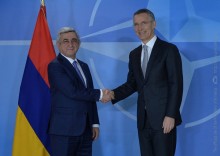 MEETING BETWEEN PRESIDENT SERZH SARGSYAN AND NATO SECRETARY GENERAL JENS STOLTENBERG COMMENCED IN BRUSSELS