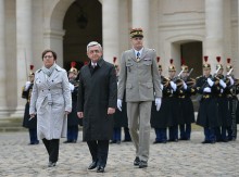  PRESIDENT SERZH SARGSYAN HAS STARTED HIS OFFICIAL VISIT TO THE FRENCH REPUBLIC