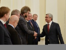 PRESIDENT RECEIVED THE PARTICIPANTS OF THE YEREVAN MEETING OF THE VALDAI CLUB