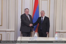 Galust Sahakyan Receives Minister of Foreign Affairs of Hellenic Republic