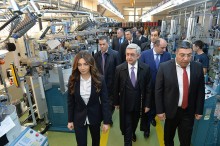 PRESIDENT SERZH SARGSYAN VISITED ALEX TEXTILE COMPANY