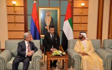 PRESIDENT MET WITH THE VICE PRESIDENT, PRIME MINISTER, MINISTER OF DEFENSE AND EMIR OF DUBAI MOHAMMED BIN RASHID AL MAKTOUM