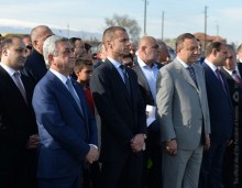 PRESIDENT SERZH SARGSYAN PARTICIPATED AT THE GROUNDBREAKING CEREMONY FOR THE FOOTBALL ACADEMY IN VAGHARSHAPAT