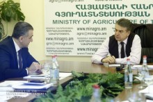 Each item of expenditure, any decision should be followed by a numeric answer - Karen Karapetyan Visits Ministry of Agriculture