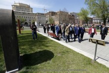 Four more copies of Khachkars have been placed in the park adjacent to Republic square