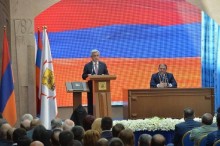 PRESIDENT ATTENDS CEREMONY OF INAUGURATION OF YEREVAN MAYOR