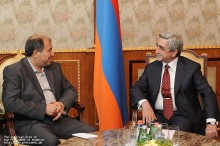 Սերժ Սարգսյանն ընդունել է Իրանի ներքին գործերի նախարարի գլխավորած պատվիրակությանը