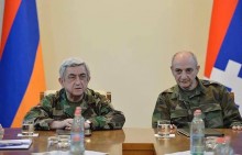 Serzh Sargsyan Congratulates President of Artsakh on Triple Holiday