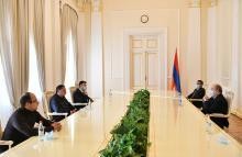 Նախագահ Արմեն Սարգսյանը հանդիպել է Վահրամ Բաղդասարյանի, Էդուարդ Շարմազանովի և Հայկ Մամիջանյանի հետ