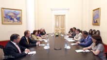 Վարչապետն ընդունել է «Օրանժ-ֆրանս տելեկոմ» ընկերության փոխնախագահի գլխավորած պատվիրակությանը