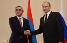 ՌԴ նախագահ Վլադիմիր Պուտինը գալիք տոների առթիվ շնորհավորել է Սերժ Սարգսյանին