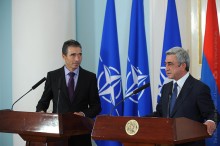 Նախագահ Սերժ Սարգսյանն ընդունել է ՆԱՏՕ-ի գլխավոր քարտուղար Անդերս Ֆոգ Ռասմուսենին