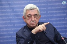 Սերժ Սարգսյանն «Արցախյան հակամարտության խաղաղ կարգավորման բանակցային գործընթացը» թեմայով բաց բանախոսությամբ է հանդես եկել
