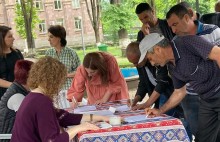 «Ո´չ Արցախի էթնիկ զտմանը» ստորագրահավաք Կապան քաղաքում