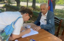 Ստորագրահավաքը Նոր Նորք վարչական շրջանում 