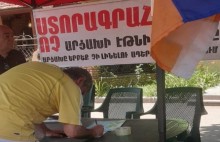 Ստորագրահավաքը Դավթաշեն վարչական շրջանում 