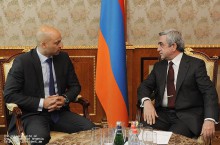 Serzh Sargsyan received NATO Secretary General's Special Representative James Appathurai