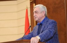 Third President of Armenia Serzh Sargsyan sent a congratulatory message to the newly elected President of the Republic of Artsakh Samvel Shahramanian