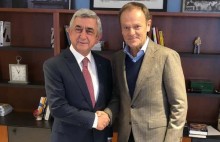 Serzh Sargsyan sent a congratulatory message to Donald Tusk