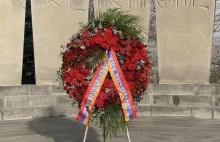  От имени третьего Президента РА Сержа Саргсяна сегодня возложен венок в Воинском пантеоне «Ераблур»