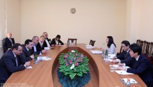 ԱԺ Հայաստան-Ճապոնիա պատգամավորական խմբի հանդիպումը ՀՀ-ում Ճապոնիայի արտակարգ եւ լիազոր դեսպանի հետ