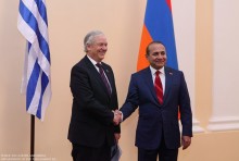 ՀՀ Աժ նախագահ Հովիկ Աբրահամյանն ընդունեց Ուրուգվայի Ներկայացուցիչների պալատի նախագահ Խորխե Օռիկոյին