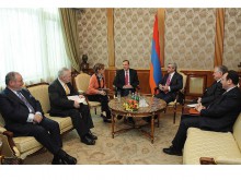 President Serzh Sargsyan received the Co-chairs of the OSCE Minsk Group
