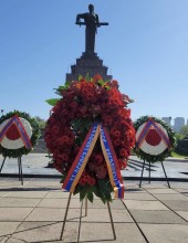 Tribute to the memory of the victorious war heroes