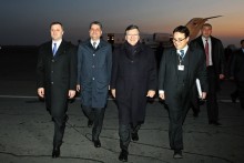ԵԺԿ Արեվելյան գործընկերության առաջնորդների երկրորդ գագաթնաժողովին մասնակցելու համար Երեվան ժամանեցին Եվրահանձնաժողովի նախագահ Ժոզե Մանուել Բարոզուն և Մոլդովայի վարչապետ Վլադիմիր Ֆիլատը
