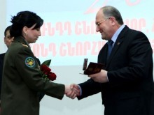 NA Speaker Samvel Nikoyan Awards a Group of Doctors with NA Medals of Honor and Diplomas