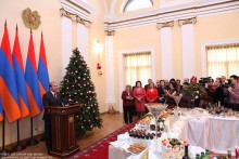 ԱԺ նախագահ Հովիկ Աբրահամյանը տոնական ընդունելության էր հրավիրել խոհրդարանում հավատարմագրված լրատվամիջոցների ղեկավարներին եւ լրագրողներին