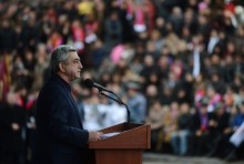 Serzh Sargsyan’s pre-election speech in Yeghegnadzor