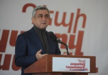 Serzh Sargsyan’s speech in Gyumri city