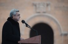 Serzh Sargsyan’s speech in the city of Ashtarak