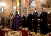 PRESIDENT SERZH SARGSYAN ATTENDED THE SAINT LITURGY OF CANDLE-LIGHTING