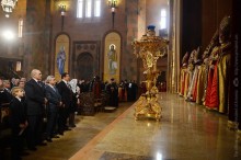 Президенты Армении и Беларуси присутствовали на церемонии освящения церкви Св. Иоанна Крестителя