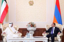 Председатель НС РА О.Абраамян принял Председателя НС Государства Кувейт Али Фахда аль-Рашида
